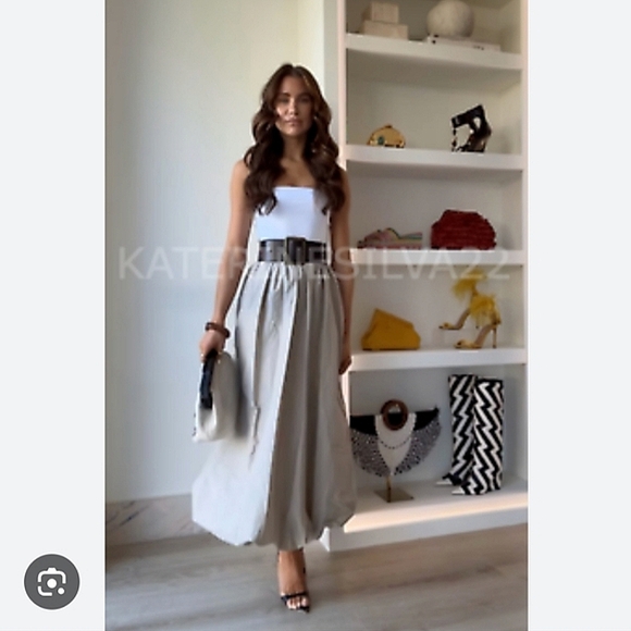 Zara Voluminous Midi Balloon Dress Size S and L - Picture 9 of 15